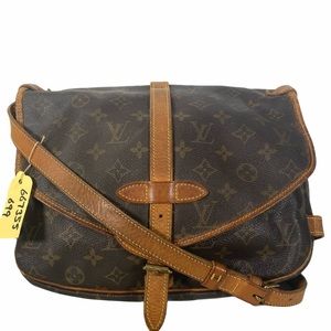 Louis Vuitton Crossbody bag Saumur Brown monogram